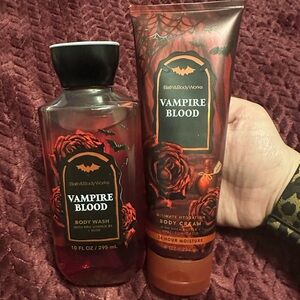 Bath & Body Works Vampire Blood Body Cream & Wash